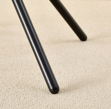 Load image into Gallery viewer, Miami Rectangle Glass Dining Table with starburst black legs