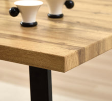 Load image into Gallery viewer, Colorado Oak Dining Table with Industrial Black Legs