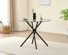Load image into Gallery viewer, New York Dining Table with 4 Amelia Velvet Chairs