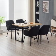 Load image into Gallery viewer, Colorado Dining Table with 4 Charlotte Velvet Chairs