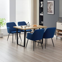 Load image into Gallery viewer, Colorado Dining Table with 4 Charlotte Velvet Chairs