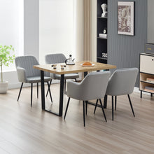 Load image into Gallery viewer, Colorado Dining Table with 4 Charlotte Velvet Chairs