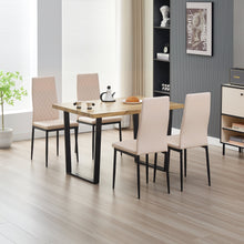 Load image into Gallery viewer, Colorado Dining Table with 4 Emily Leather Chairs