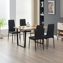 Load image into Gallery viewer, Colorado Dining Table with 4 Emily Leather Chairs