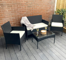 Load image into Gallery viewer, Amazon 4 Piece Garden Rattan Set