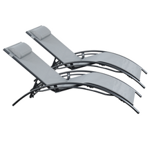Load image into Gallery viewer, Pair of Bali Sun Loungers - Set of 2