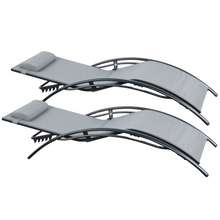 Load image into Gallery viewer, Pair of Bali Sun Loungers - Set of 2