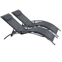 Load image into Gallery viewer, Pair of Bali Sun Loungers - Set of 2