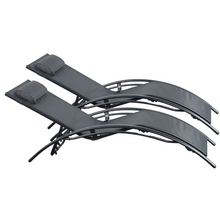 Load image into Gallery viewer, Pair of Bali Sun Loungers - Set of 2