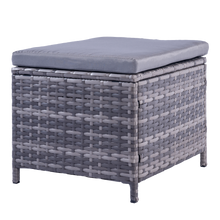 Load image into Gallery viewer, Milano 9 Piece Rattan Cube Dining Set - Grey