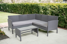 Load image into Gallery viewer, The Lakewood Grey Corner Rattan Set - 5 Seat