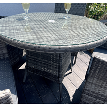 Load image into Gallery viewer, Amazon 5-Piece Rattan Wicker Relaxed Garden Dining Set