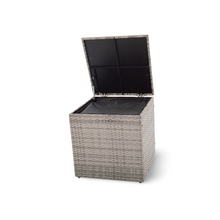 Load image into Gallery viewer, Palma Rattan Corner Fire Pit 4 Seater in Grey