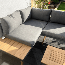 Load image into Gallery viewer, Belmont Metal and Contemporary Poly-Wood Sectional Corner Garden Set