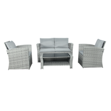 Load image into Gallery viewer, The Wilmslow 4 Seat Rattan Sofa Lounge Set