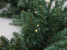 Load image into Gallery viewer, 270cm Premium Mixed branch pre-lit Green Christmas Garland - with timer