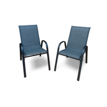 Load image into Gallery viewer, Grey Stacking Garden Dining Chairs