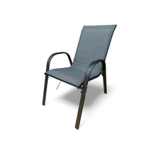 Load image into Gallery viewer, Grey Stacking Garden Dining Chairs