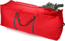 Load image into Gallery viewer, Christmas Xmas Tree Decoration Zip Up Sack Fabric Storage Bag