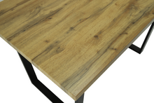 Load image into Gallery viewer, Colorado Oak Dining Table with Industrial Black Legs