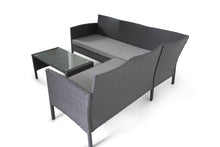 Load image into Gallery viewer, The Lakewood Grey Corner Rattan Set - 5 Seat