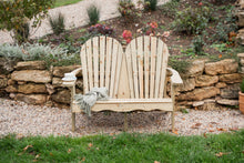 Load image into Gallery viewer, Double Adirondack relax garden bench