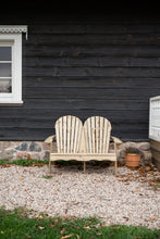 Load image into Gallery viewer, Double Adirondack relax garden bench