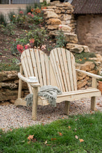 Load image into Gallery viewer, Double Adirondack relax garden bench