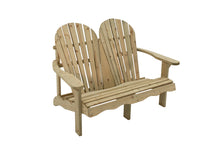 Load image into Gallery viewer, Double Adirondack relax garden bench