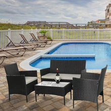 Load image into Gallery viewer, Amazon 4 Piece Garden Rattan Set