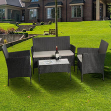 Load image into Gallery viewer, Amazon 4 Piece Garden Rattan Set