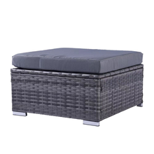 Load image into Gallery viewer, Dunham Grey 4 Seat Rattan Sofa Set with Coffee Table