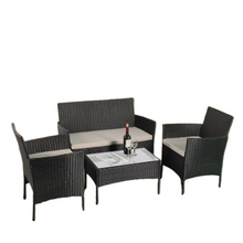 Load image into Gallery viewer, Amazon 4 Piece Garden Rattan Set