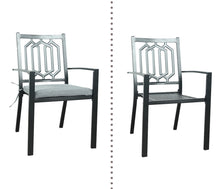 Load image into Gallery viewer, Chorley 4 Seat Dining Set with Grey cushions

