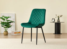 Load image into Gallery viewer, Seattle Dining Table with 4 Amelia Velvet Chairs
