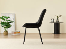 Load image into Gallery viewer, Seattle Dining Table with 4 Amelia Velvet Chairs
