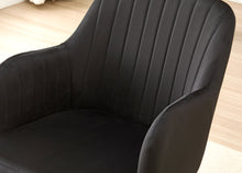 Load image into Gallery viewer, Miami Dining Table with 4 Charlotte Velvet Chairs
