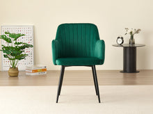 Load image into Gallery viewer, Miami Dining Table with 4 Charlotte Velvet Chairs
