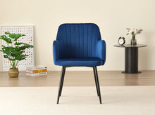 Load image into Gallery viewer, Miami Dining Table with 4 Charlotte Velvet Chairs
