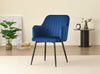 Charlotte Velvet Comfort Dining Chairs - Set of 2