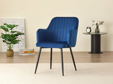Load image into Gallery viewer, Miami Dining Table with 4 Charlotte Velvet Chairs
