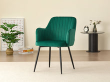 Load image into Gallery viewer, Miami Dining Table with 4 Charlotte Velvet Chairs
