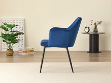 Load image into Gallery viewer, Miami Dining Table with 4 Charlotte Velvet Chairs
