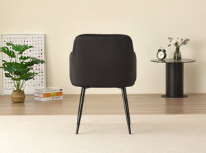 Miami Dining Table with 4 Charlotte Velvet Chairs