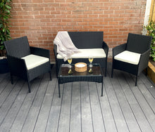 Load image into Gallery viewer, Amazon 4 Piece Garden Rattan Set
