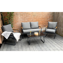 Load image into Gallery viewer, Kendal modern 4 Piece Garden Rattan Set

