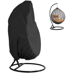 Premium Guard Outdoor Hanging Chair Cover - Large/Black
