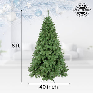 6FT Luxury Imperial Grand Fir Full Artificial Christmas Tree 1000 Branch Tips