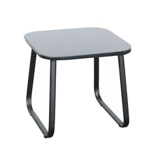 Load image into Gallery viewer, Brooke 5 piece black bistro set with foot stools
