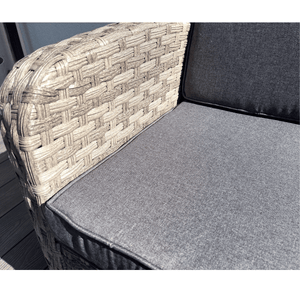 Dorchester 6-Piece Rattan Wicker Relaxed Garden Dining Set